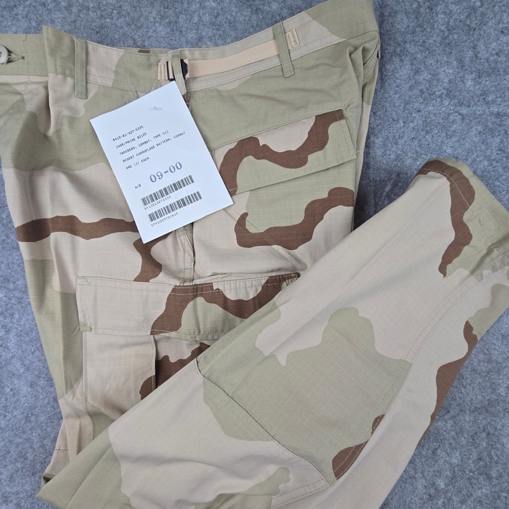 Military Trousers Combat Type VII Mens 35x31 Desert Camo‎ Ripstop Cargo Pants